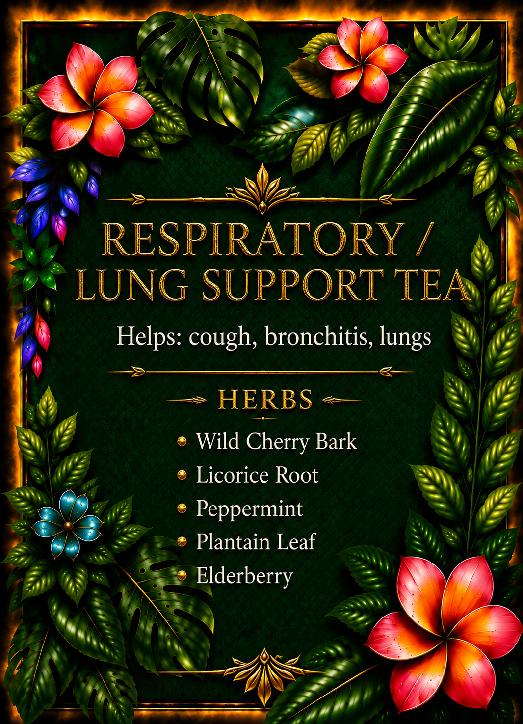 Respiratory/Lung Support Tea