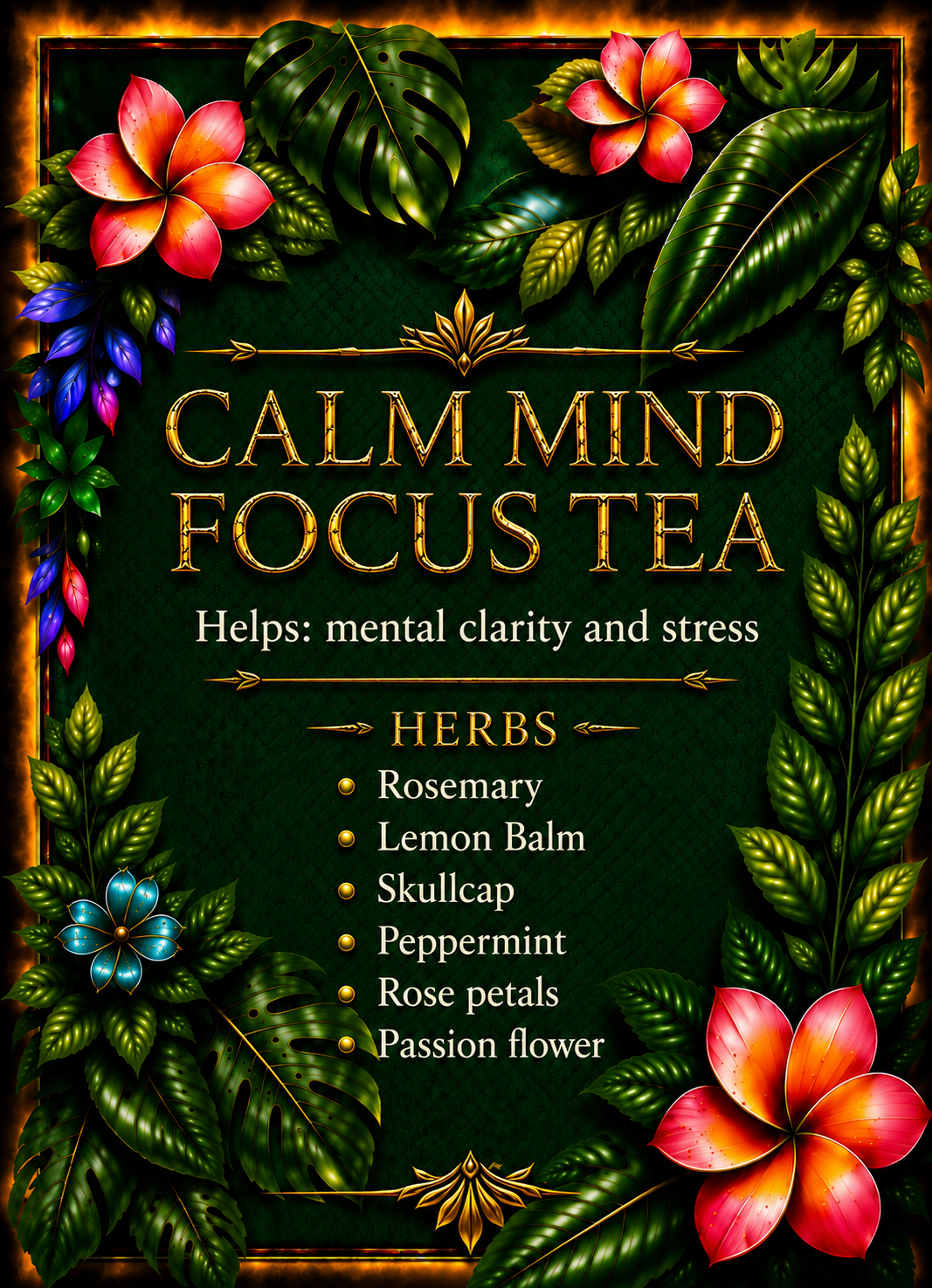 Calm Mind Tea Blend